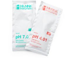 HI77400P буферные растворы pH 4.01 и 7.01, по 5 пакетиков каждого