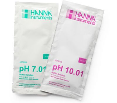 HI770710P буферные растворы pH 10.01 и 7.01, по 5 пакетиков каждого
