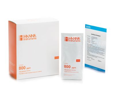 HI70080C раствор для калибровки 800 мг/л, 25х20 мл c сертификатом