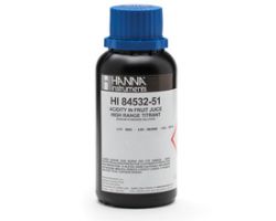 HI84532-51 титрант для определения титруемой кислотности фруктовых соков (высокий диапазон), 120 мл