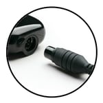 Black Quick DIN Connector
